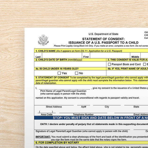 Dealing with Notary errors on government documents